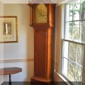 DC01. Grandfather clock by Barzillai Davison, Norwich. 